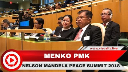 Menko PMK Puan Dampingi Wapres JK di Nelson Mandela Peace Summit 2018 di New York, Amerika Serikat