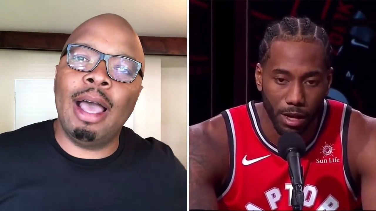 Kawhi Leonard has a WEIRD LAUGH