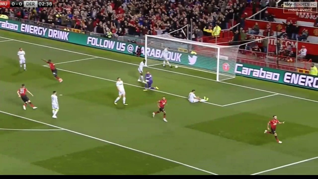 Juan Mata Goal - Manchester United vs Derby County 1-0 25/06/2018