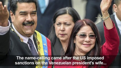 Maduro brands US 'cowards' over sanctions against wife