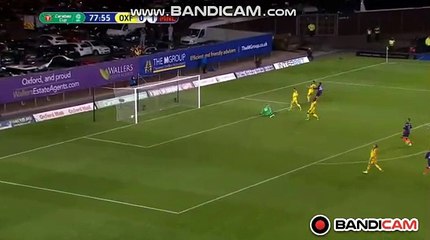 Goal Mahrez (0-2) Oxford United  vs 	Manchester City