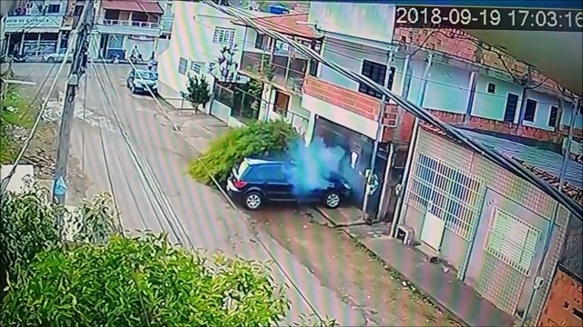 Automobiliste de 13 ans vs Cycliste miraculeux (Brésil)