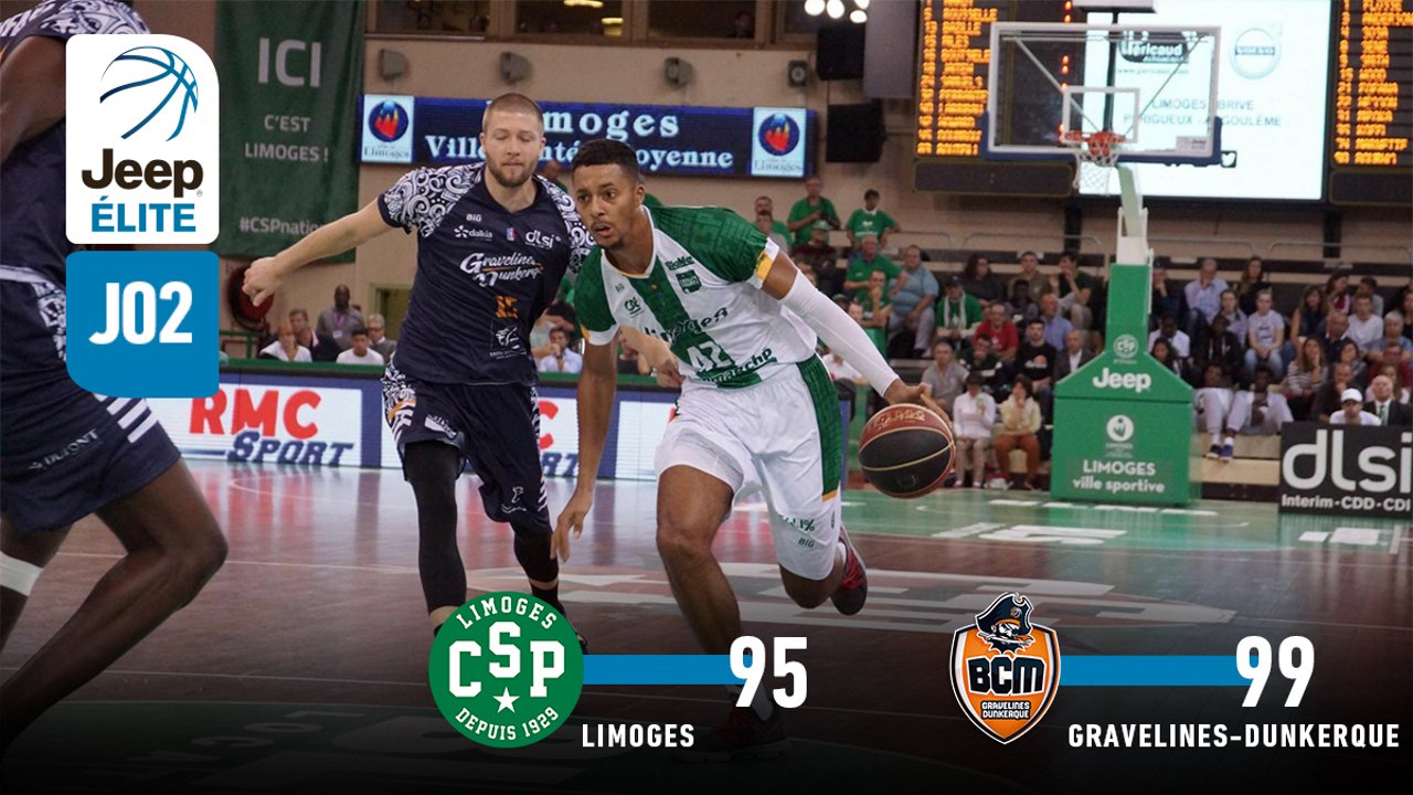 Jeep® ÉLITE : Limoges vs Gravelines-Dunkerque (J2)