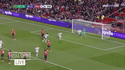 اهداف مانشستر يونايتد 1-2 ديربي كاونتي(لامبارد يطيح بالشياطين) [25-9-2018]شاشة كاملة