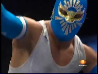 Místico (Carístico) y Ángel de Oro vs. Yujiro y Okumura... Final de "La Gran Alternativa".