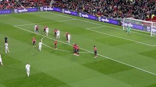 Harry Wilson free-kick goal vs Manchester United | Carabao Cup