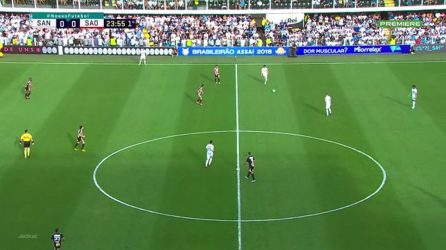 GUSTAVO HENRIQUE SANTOS 0X0 SÃO PAULO BRASILEIRO 2018