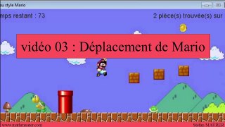 03 - Jeu Mario - Déplacement de Mario