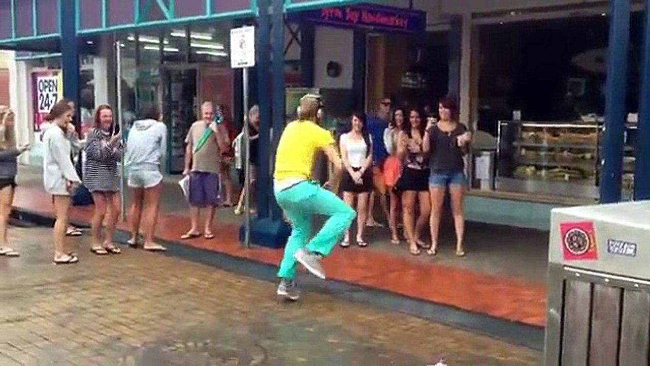 Crazy Monkey Dance By A Stranger