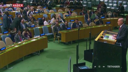 Cumhurbaşkanı Erdoğan BM'ye hitap etti