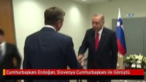 Cumhurbaşkanı Erdoğan, Slovenya Cumhurbaşkanı ile Görüştü