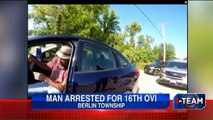 Ohio Man Recently Released from Prison Arrested on 16th Drunk Driving Charge