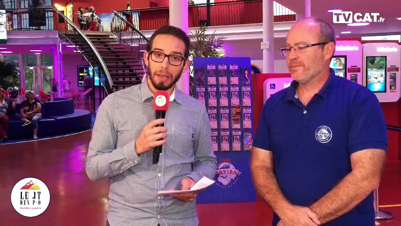 ✅37 JT des PO au cinéma MegaCastillet de Perpignan avec Frédéric Moya – #TVCAT