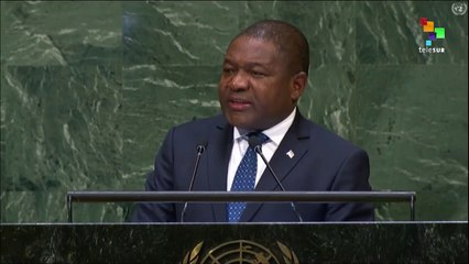 UN General Assembly Mozambique's Filipe Nyusi