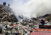 Bali Landfill Fire Burns for Days, Emitting Pungent Gas