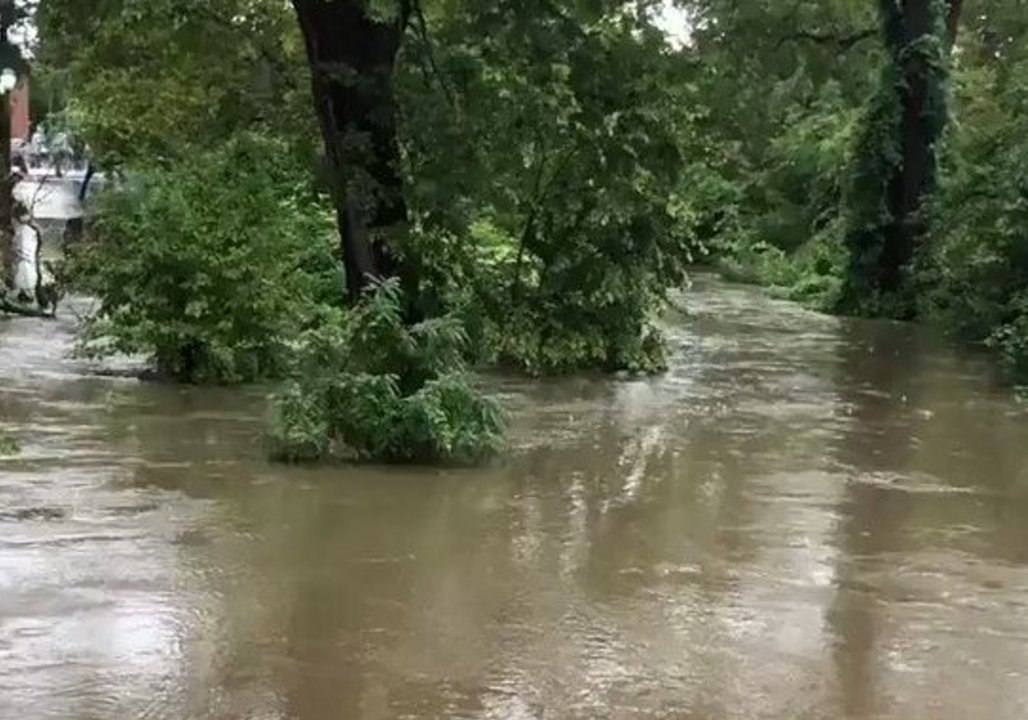 Flash Flooding Hits Mamaroneck, New York, After Heavy Rain