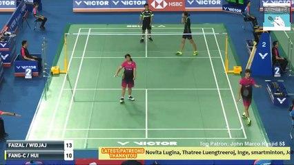 Hafiz FAIZAL/ Gloria Emanuelle WIDJAJA vs LEE Fang-Chih- CHANG Ching Hui - XD R32