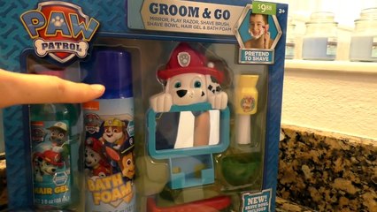 Рома Бреет БОРОДУ! Как Папа, Набор для Бритья Щенячий Патруль новые Серии для Де