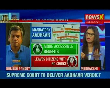SC to deliver verdict on constitutional validity of Aadhaar today