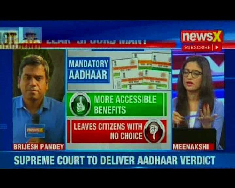 SC to deliver verdict on constitutional validity of Aadhaar today