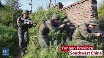 Chinese armed police forces have conducted anti-terror drills in SW China's Yunnan to enhance their capability of handling terror attacks. Check it out.
