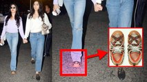 Jhanvi Kapoor gets TROLLED badly on her shoes; Check Out | FilmiBeat