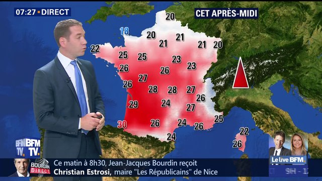 La météo pour ce mercredi 26 septembre 2018