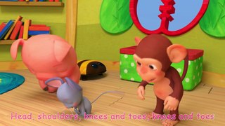 Head Shoulders Knees & Toes - Cocomelon (ABCkidTV) Nursery Rhymes & Kids Songs