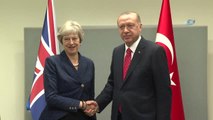 Cumhurbaşkanı Erdoğan, İngiltere Başbakanı May ile Görüştü