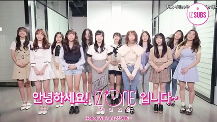 [ENG SUB] 180922 "IZ*ONE Chuseok Greetings & Reality Promotion"
