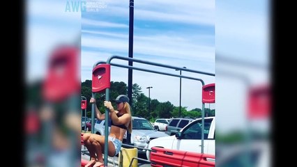 Gina Marie Gymnastics Most Beautiful Street Workout Girl (1)