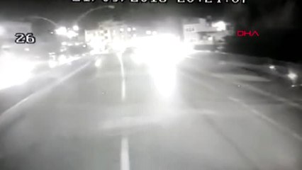 Samsun'da 2 Kişinin Hayatını Kaybettiği Otobüs Kazası Güvenlik Kamerasında