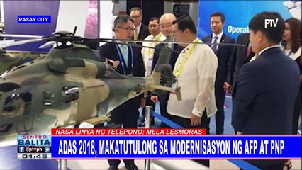 State-of-the-art defense and security equiptment, tampok sa ADAS 2018