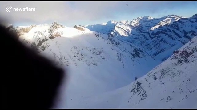 Indian Air Force rescues trekking German couple caught in blizzard