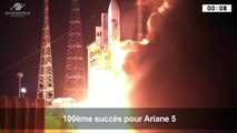 À Kourou, Ariane 5 assure avec succès son 100ème vol