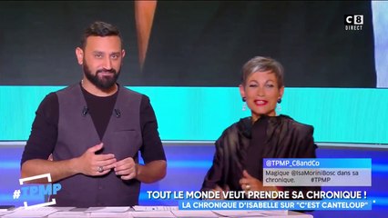 Découvrez qui la  chroniqueuse  Isabelle Morini- Bosc imite  dans Touche pas à mon poste
