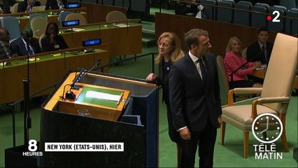 Nations unies : Emmanuel Macron défend le multilatéralisme contre Donald Trump