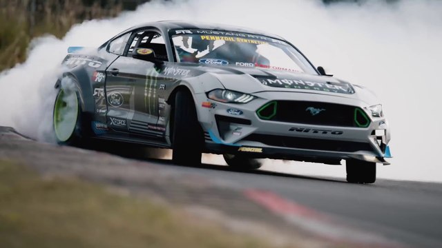 VÍDEO: Los 900 CV del Mustang de Gittin derrapando en el circuito de Nürburgring