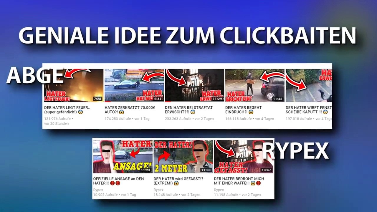 Das ist der SkyGuy & Phorx - Hater...!