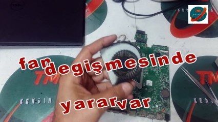 dell -  Inspiron 15 P40f - fan cleaning - fan temizliği