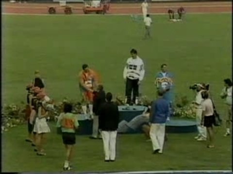 Athlé lancer disque hollandais Erik de Bruin