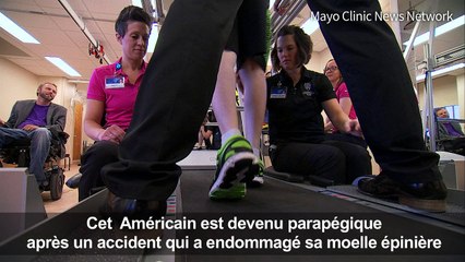 Un paraplégique réussit à marcher sous stimulation électrique