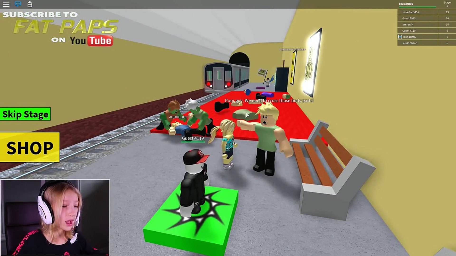 Escape The Subway Obby Roblox 2 Video Dailymotion - who killed the guest obby roblox