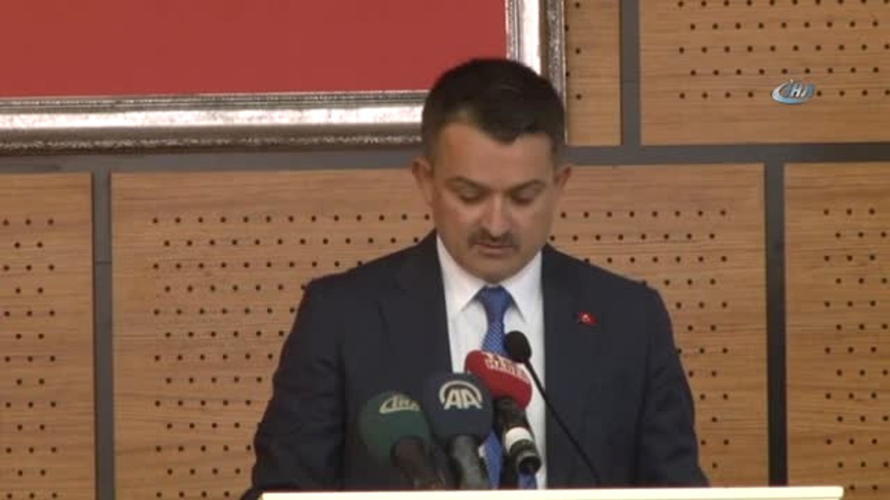 Bakan Pakdemirli: "Yapılan Çalışmalar Sonucunda 1 Buçuk Milyon Ton Rekoltemiz Var Gözüküyor.