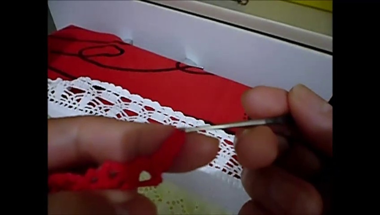 Bico em crochê mãe. Núbia!