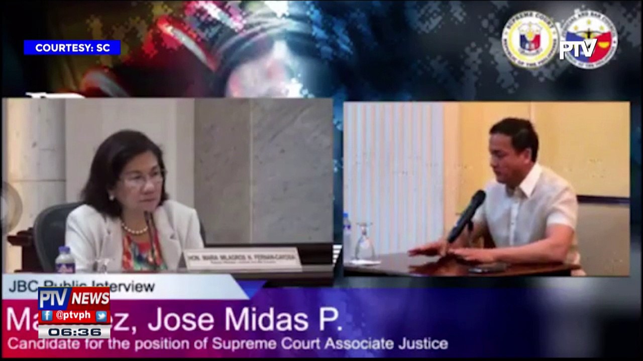 Panel interview para sa pagka-associate justice ng SC, sinimulan na