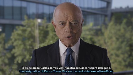 Francisco González presidente BBVA:  “Conocemos a Carlos muy bien, es un gran líder'