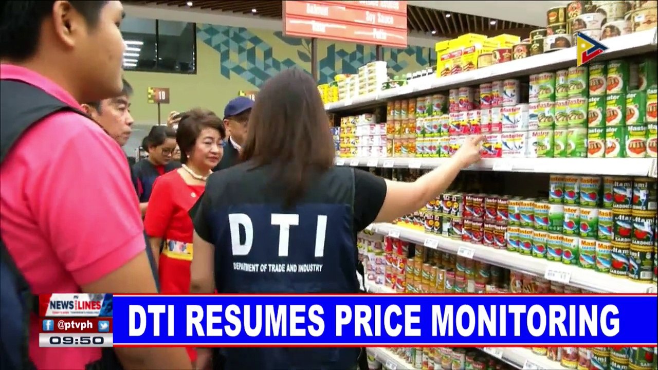 DTI resumes price monitoring