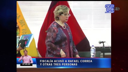 Fiscalía acusó a Rafael Correa y otras tres personas en el caso Balda