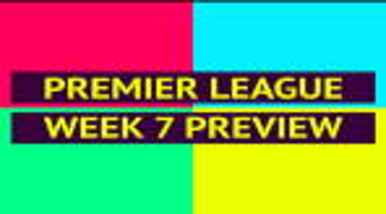 FOOTBALL: Premier League: Opta Premier League preview - week 7